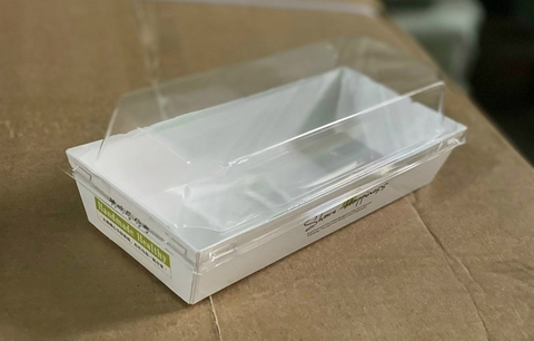 Hộp Chữ Nhật Trắng Lá (cái)