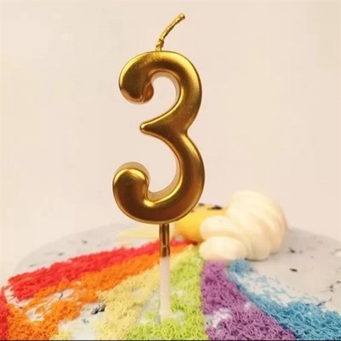 Nến Nhũ - SỐ 3 (số)