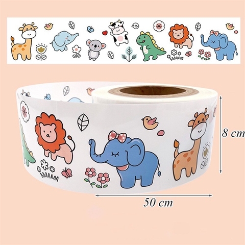 Quấn Thành Hình Hổ - Voi (cuộn)