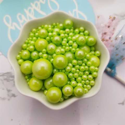 Bi Đường Xanh Lá Mix Size (lọ 100G)