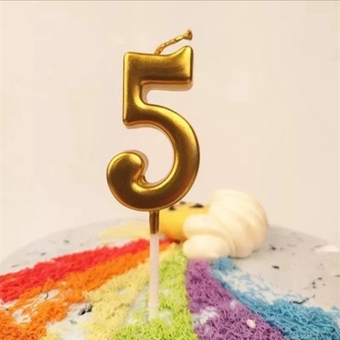 Nến Nhũ - SỐ 5 (số)