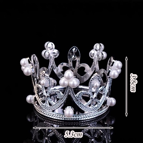 Vương Miện 5cm BẠC - nhựa (cái)