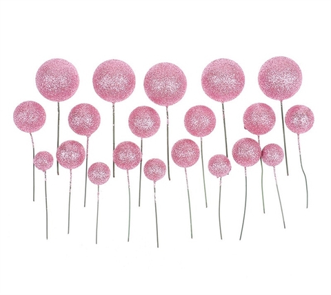 Bi Xốp - HỒNG NHŨ (sét 40 viên)