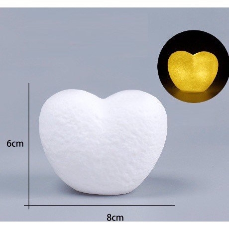 Trái Tim Có Đèn - Trắng (cái)