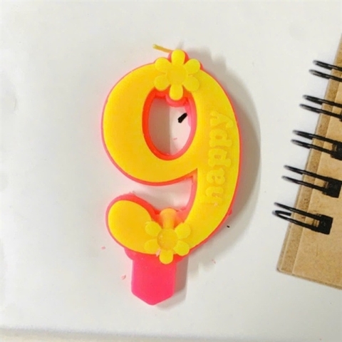 Nến Số 9 - hộp 20 số