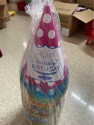 Mũ Trung Người Lớn - 100 cái mix mẫu