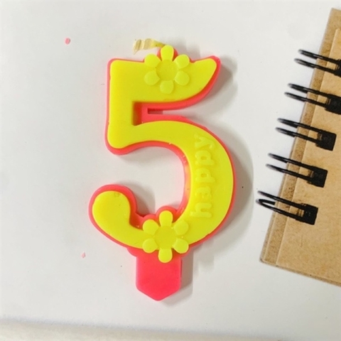 Nến số 5 - hộp 20 số