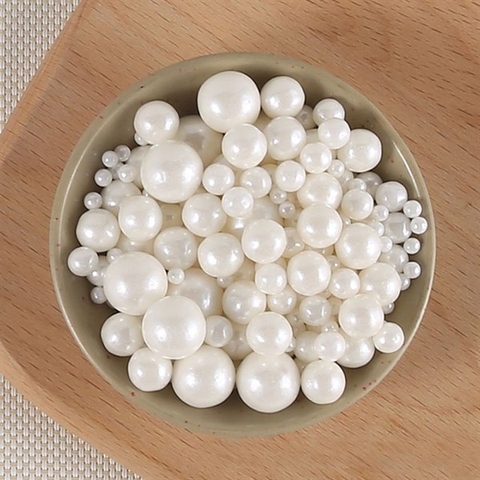 Bi Đường Trắng Mix Size (lọ 100G)