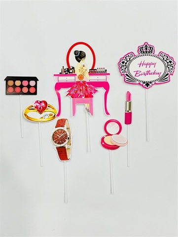 Thẻ Cô Gái Trang Điểm (sét)