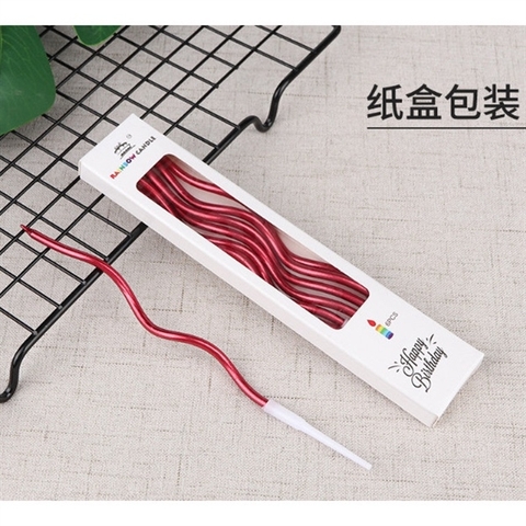 Nến Sóng Dài - ĐỎ (vỉ 6 cây)