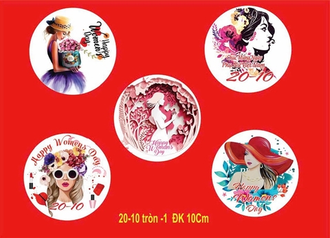 Thẻ Tròn 20/10 - sét