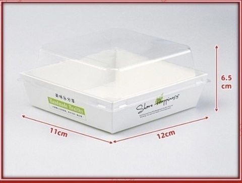 Hộp Vuông Trắng Lá (cái)