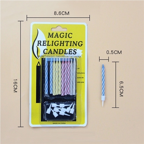 Nến Thổi Không Tắt (vỉ)