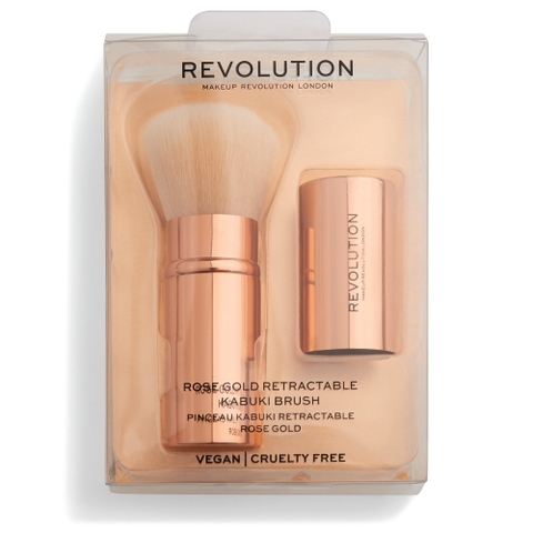 Cọ phủ phấn Rose Gold Retractable