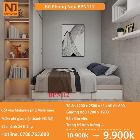 Nội thất phòng ngủ thiết kế BPN112