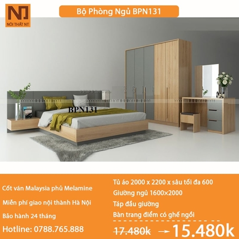 Nội thất phòng ngủ thiết kế BPN131