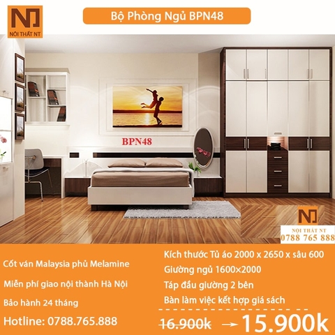 Nội thất phòng ngủ thiết kế BPN48