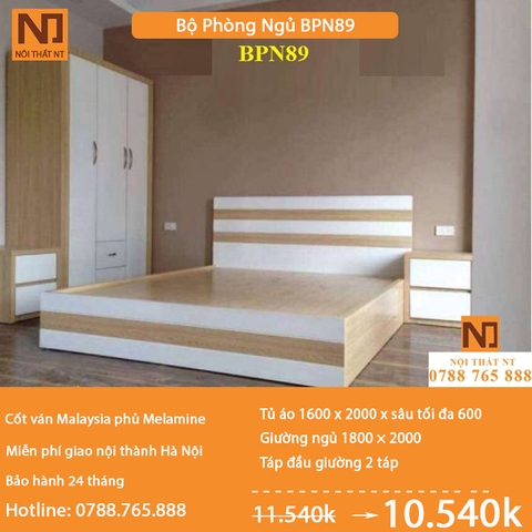 Nội thất phòng ngủ thiết kế BPN89
