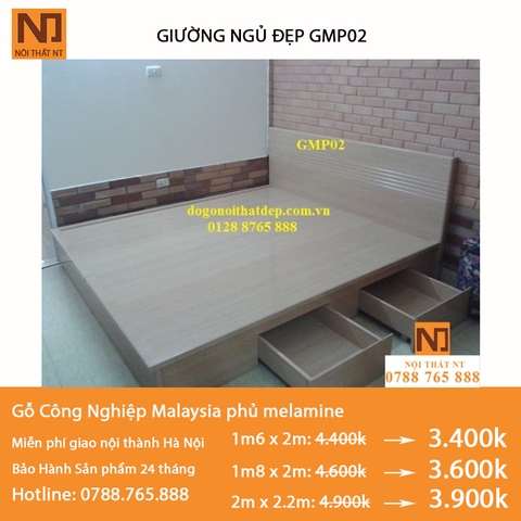 Giường Ngủ đẹp GMP02