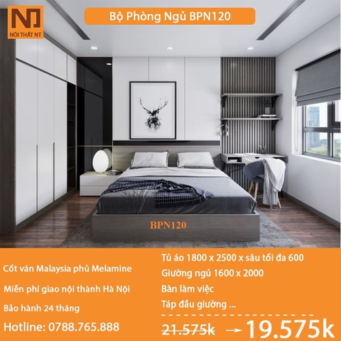 Bộ nội thất phòng ngủ BPN120