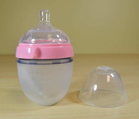 Bình sữa Comotomo Mỹ 150ml hồng - Chính hãng