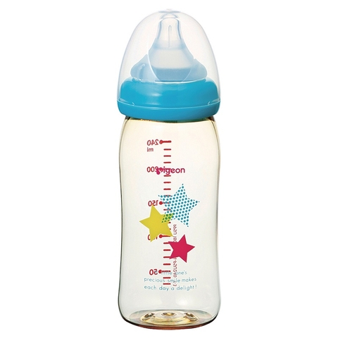 Bình sữa Pigeon nội địa Nhật cổ rộng 240ml