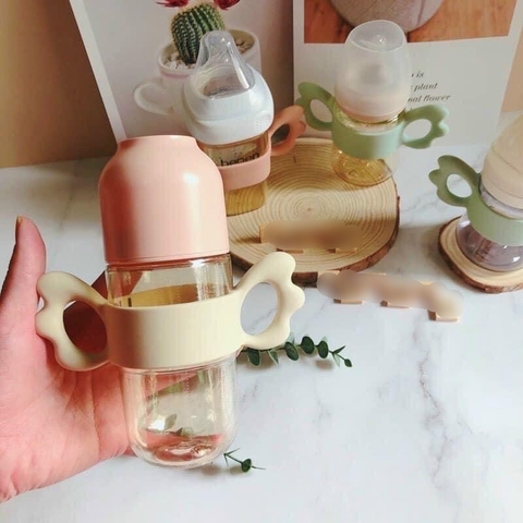 Tay cầm silicon cho các loại bình sữa Moyuum, Hegen, Avent, Pigeon...