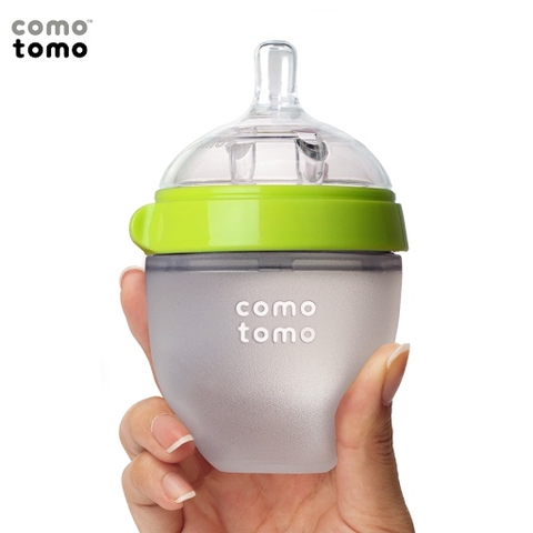 Bình sữa Comotomo Mỹ 150ml xanh - Chính hãng