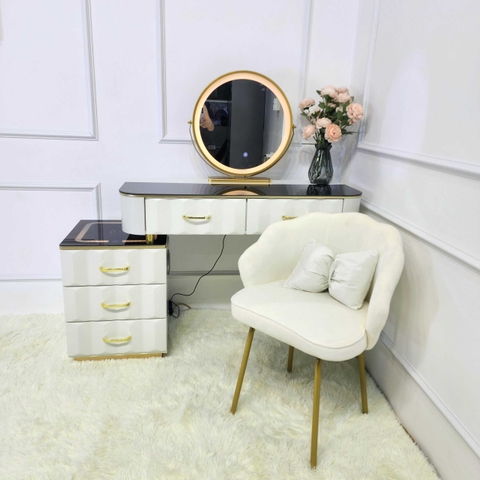 Bàn Trang Điểm 017 Trắng - Nội Thất Phòng Ngủ Tam Kỳ