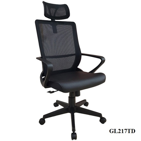 Ghế làm việc có tựa đầu Hoà Phát GL217 tựa đầu - Nội Thất  Hoà Phát Tam Kỳ