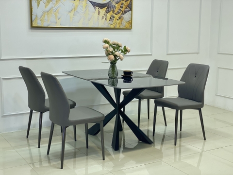 Bộ Bàn Ghế Ăn Nhập Khẩu GP-H100 - Nội Thất Gia Phú - Ghế Levi