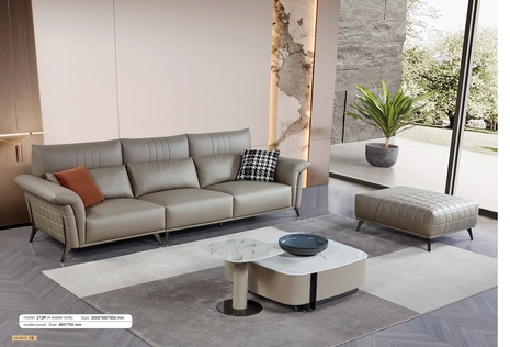 Sofa văng nhập khẩu 212 -Sofa chữ I - Sofa vải da công nghệ