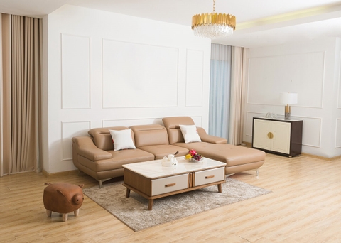 Sofa da cao cấp tại Quảng Nam mã sản phẩm GP83 SofVN09