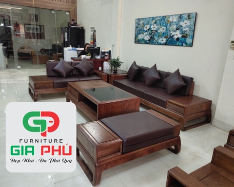 Bộ Sofa Gỗ TM04 DCT1 - Nội Thất Gia Phú