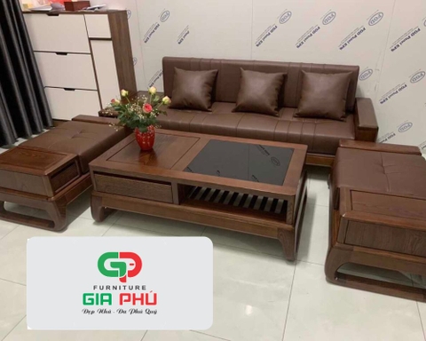 Bộ Sofa Gỗ TM38 CT4M - Nội Thất Gia Phú