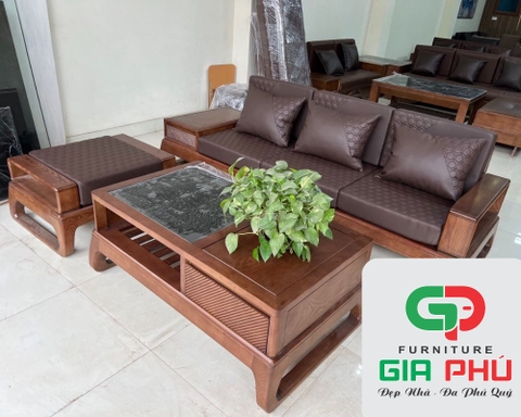 Bộ Sofa Gỗ TM39 CT3M1 - Nội Thất Gia Phú