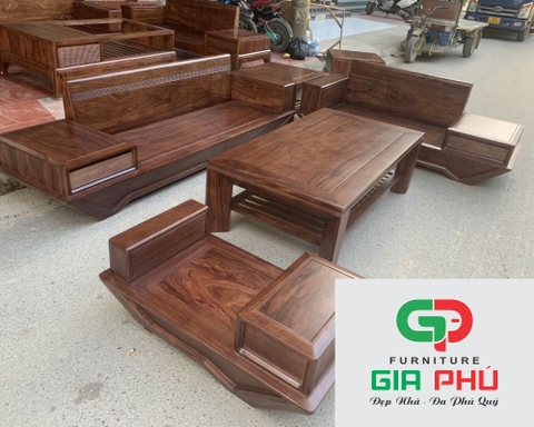 Bộ Sofa Gỗ TM44 DCT - Nội Thất Gia Phú