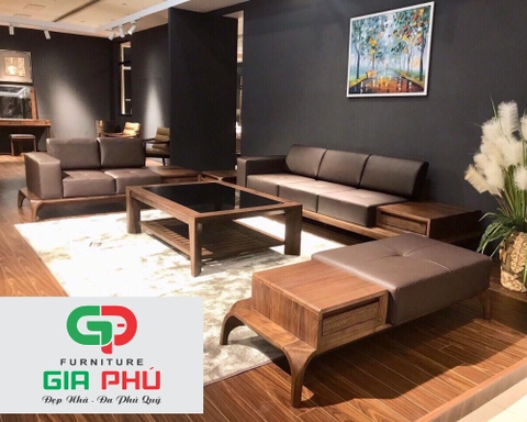 Bộ Sofa Gỗ TM67 CHD - Nội Thất Gia Phú