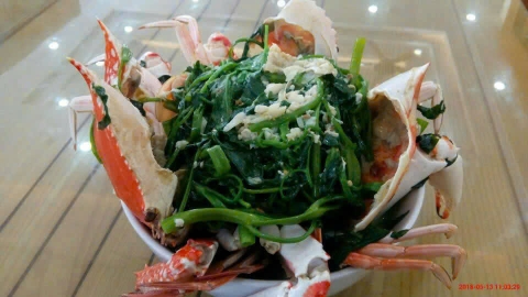 Ghẹ nấu muống - món ngon 