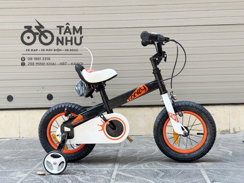 XE ĐẠP TRẺ EM ROYALBABY HONEY - Đen 12 INCH