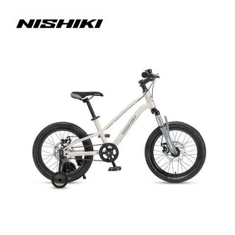 Xe đạp trẻ em NISHIKI AGILE 18" - Trắng