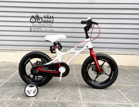 XE ĐẠP TRẺ EM ROYALBABY SHUTTLE - Trắng 14 INCH