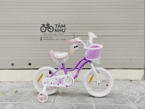 XE ĐẠP TRẺ EM ROYALBABY STARGIRL - Tím 14 INCH