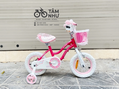 XE ĐẠP TRẺ EM ROYALBABY STARGIRL - Hồng 14 INCH