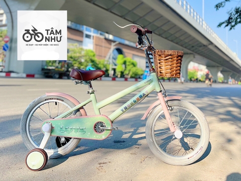 Xe Đạp Trẻ Em Thống Nhất LOVE - Xanh 16 INCH