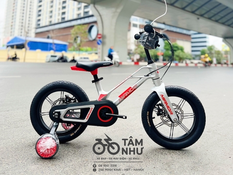 XE ĐẠP TRẺ EM MIAMOR MARS 16 INCH- Bạc Đỏ