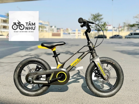 XE ĐẠP TRẺ EM MIAMOR MARS 14 INCH - Ghi Vàng