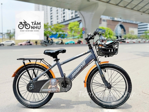 Xe Đạp Trẻ Em Shukyo K2 - Ghi Cam 18 inch
