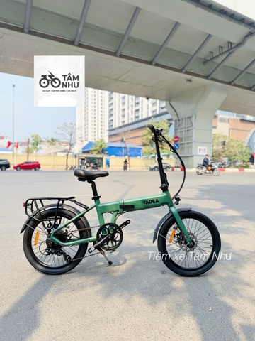Xe đạp trợ lực điện GẤP GỌN - YADEA FLIT - Xanh