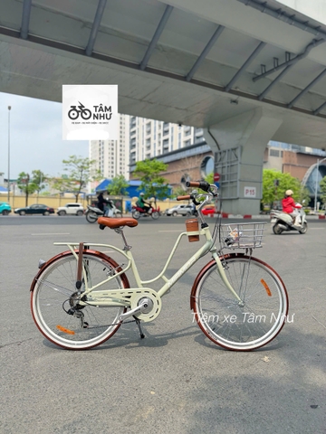 XE ĐẠP THỜI TRANG MIAMOR CITY HONEY 26in Milk Green